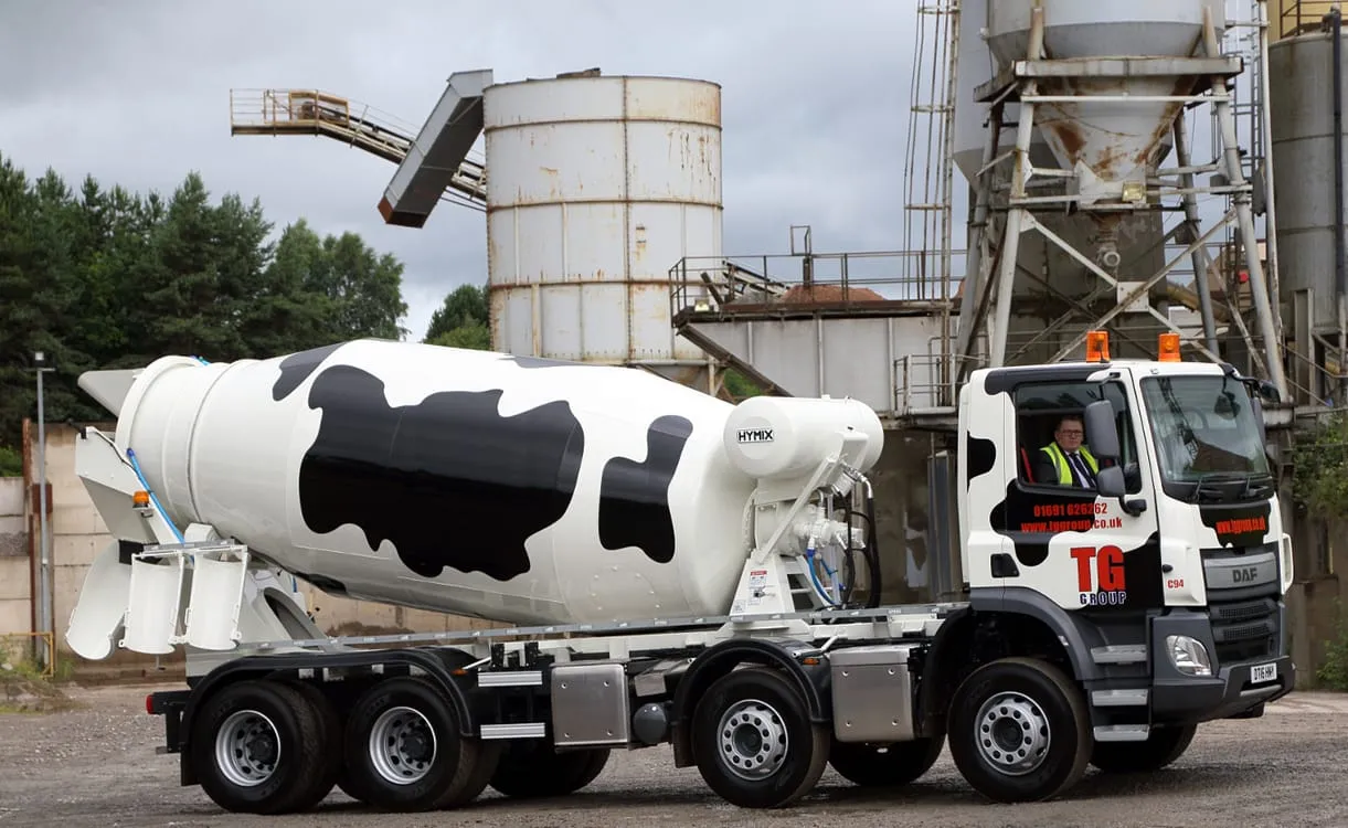 TG cow truck driving pic