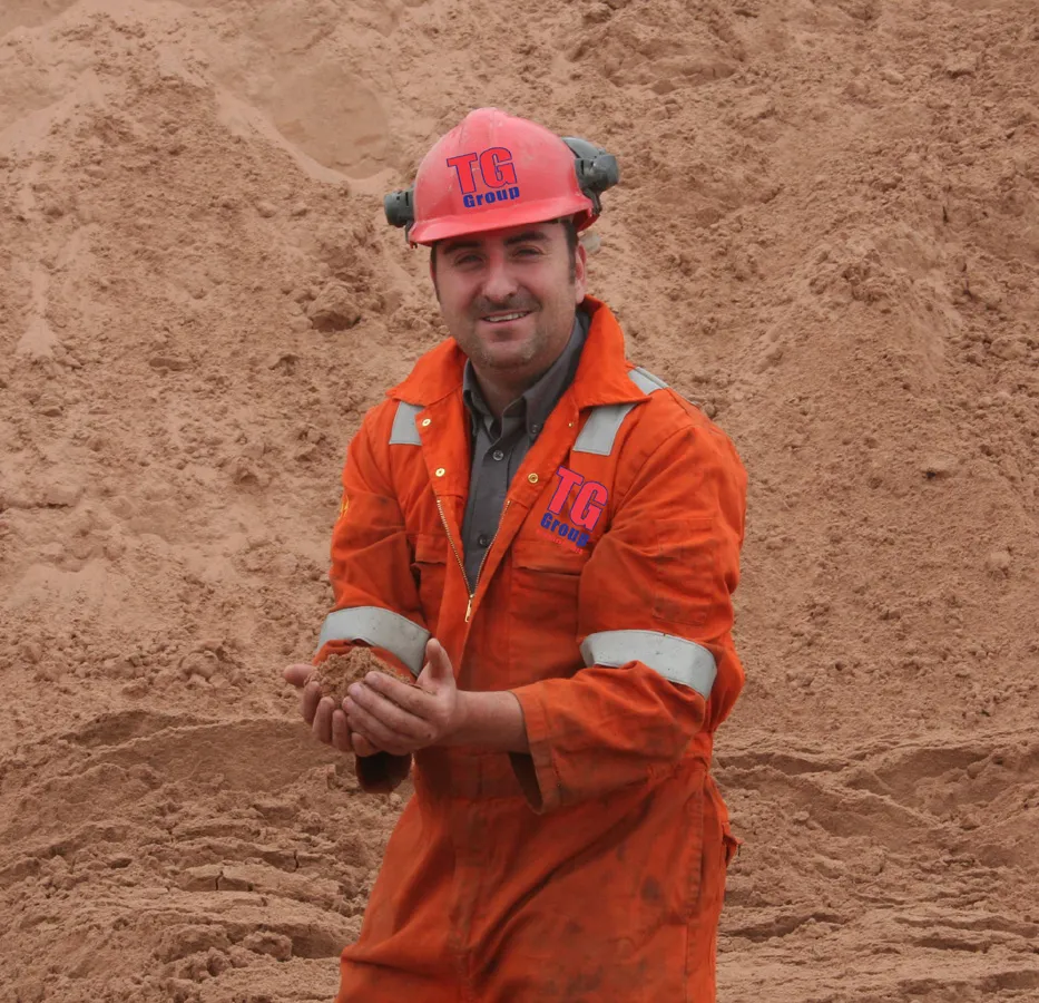 TG Huw sand pic