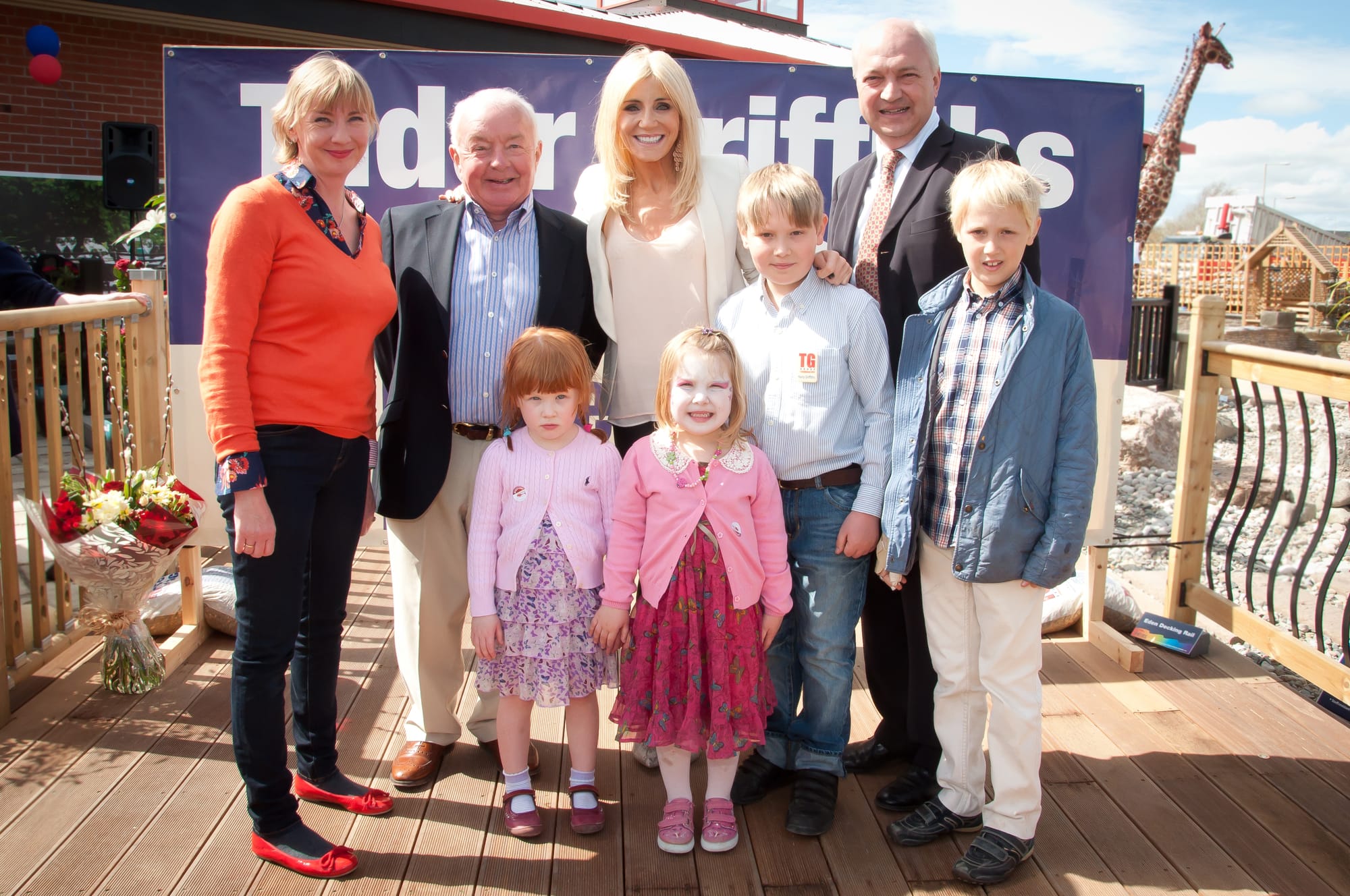 The current three generations of the Griffiths family